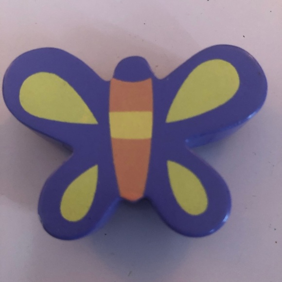 Vintage child decorative drawer handles, bright fun colours, very little wear. - Picture 9 of 13